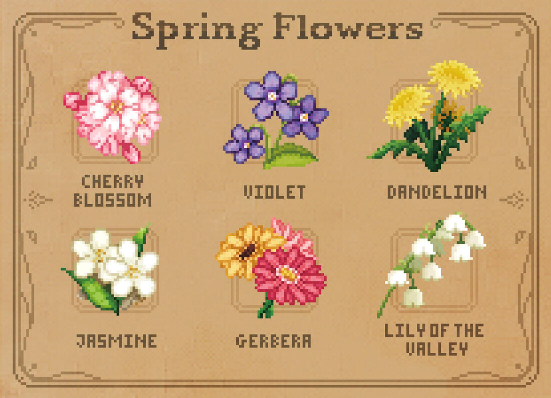 Pixel Flowers
